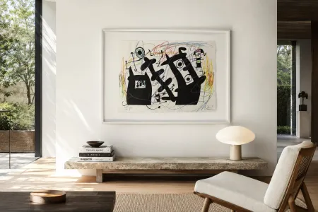 Aucune Technique Miró - Le lezard aux plumes d´or