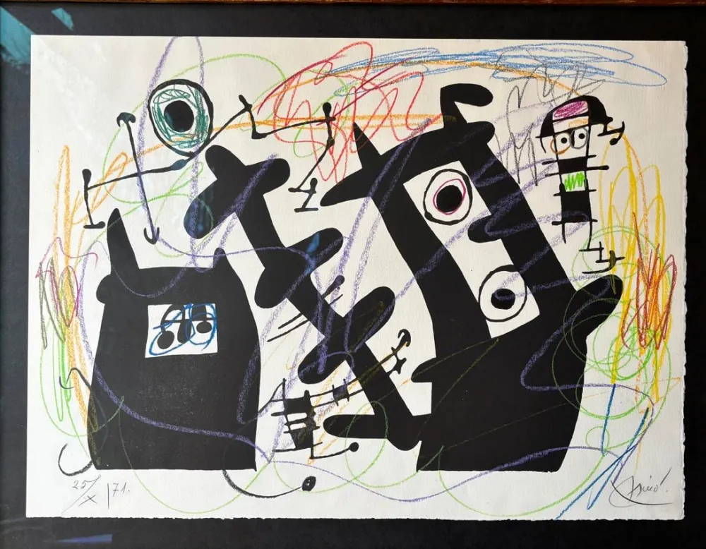 Aucune Technique Miró - Le lezard aux plumes d´or