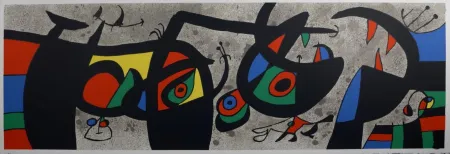 Lithographie Miró - Le Lézard aux plumes d'or #4, 1971