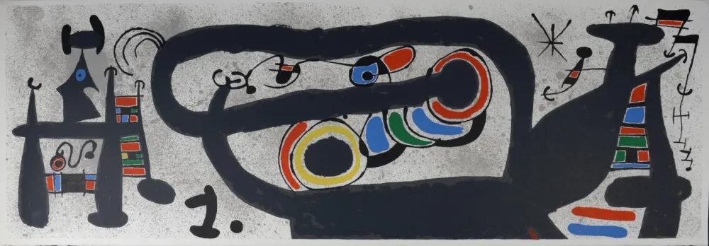 Lithographie Miró - Le Lézard aux plumes d'or #5, 1971