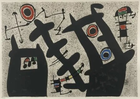Lithographie Miró - Le Lezard aux Plumes d'Ord 3