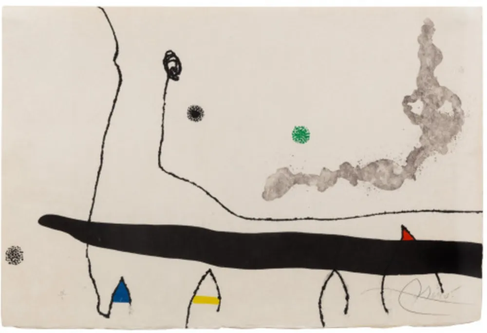 Eau-Forte Et Aquatinte Miró - Le Marteau sans maître: one plate