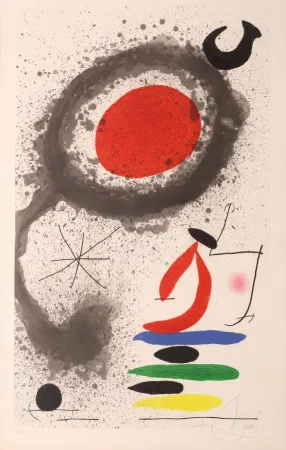 Carborundum Miró - Le Soleil Embouillante