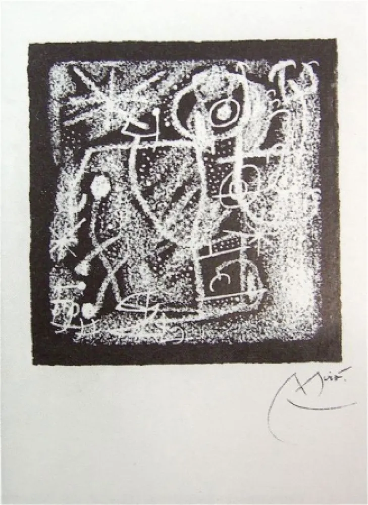 Lithographie Miró - LES ESSÈNCIES DE LA TERRA
