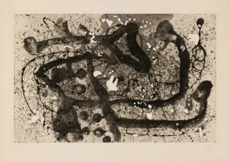 Aquatinte Miró - Les Geants III