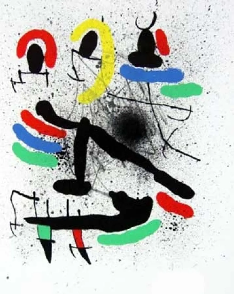 Lithographie Miró - Liberté des libertés I