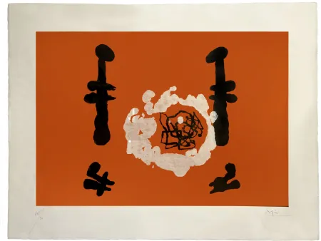 Aquatinte Miró - 'L'Invention du feu'