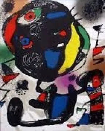 Lithographie Miró - Litho 4  (1260)