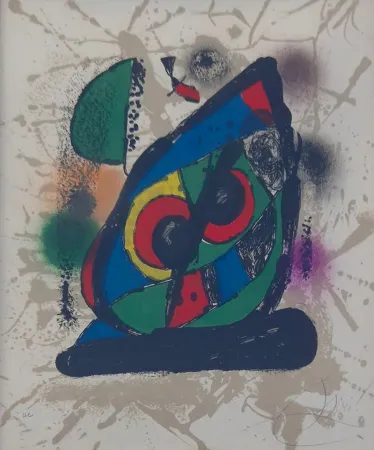 Lithographie Miró - Lithographs IV: one plate