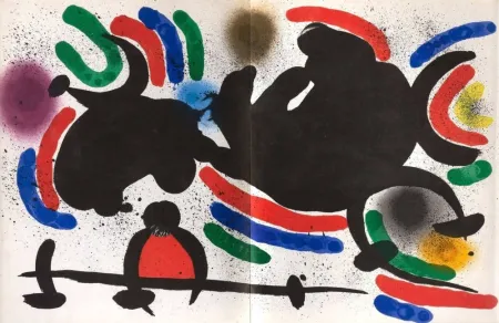 Lithographie Miró - Litografía original IV