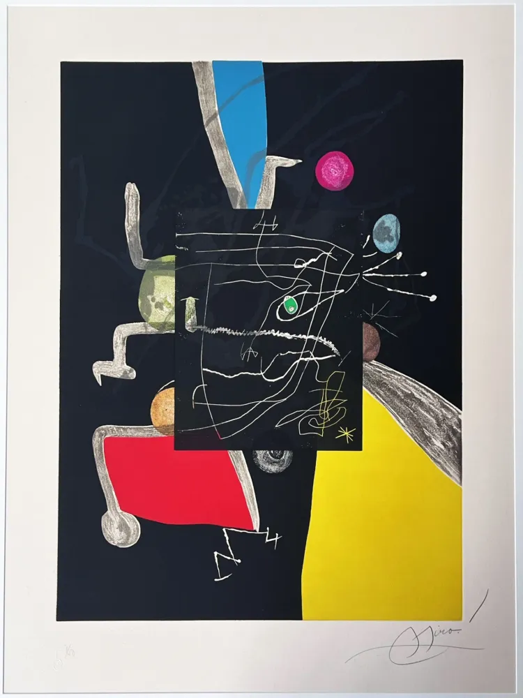 Eau-Forte Et Aquatinte Miró - Llibre dels sis sentits (Books of th six senses) 