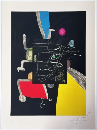 Eau-Forte Et Aquatinte Miró - Llibre dels sis sentits (Books of th six senses) 