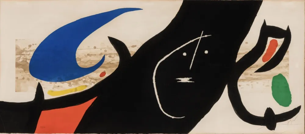 Eau-Forte Et Aquatinte Miró - Maja negra