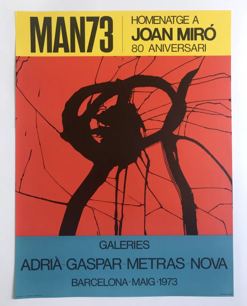 Affiche Miró - Man 73
