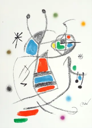 Lithographie Miró - Maravillas