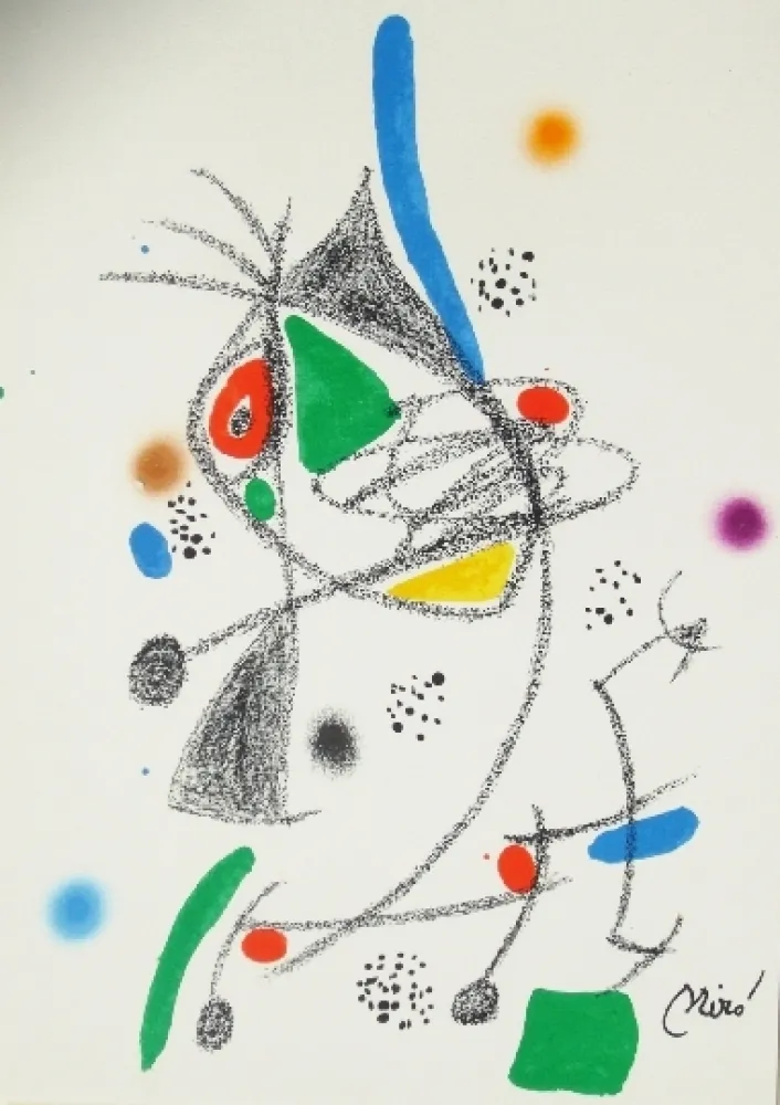 Lithographie Miró - Maravillas con variaciones acrosticas 4
