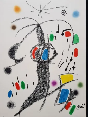 Lithographie Miró - Maravillas con variaciones acrósticas en el jardín de Miró - 19