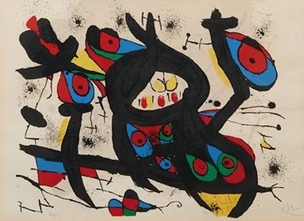Lithographie Miró - Miró en el Caino de Knokke-le-Zoute