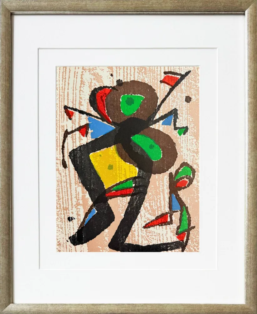 Gravure Sur Bois Miró - Miro Engraver II