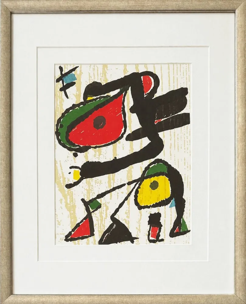 Gravure Sur Bois Miró - Miro Engraver V