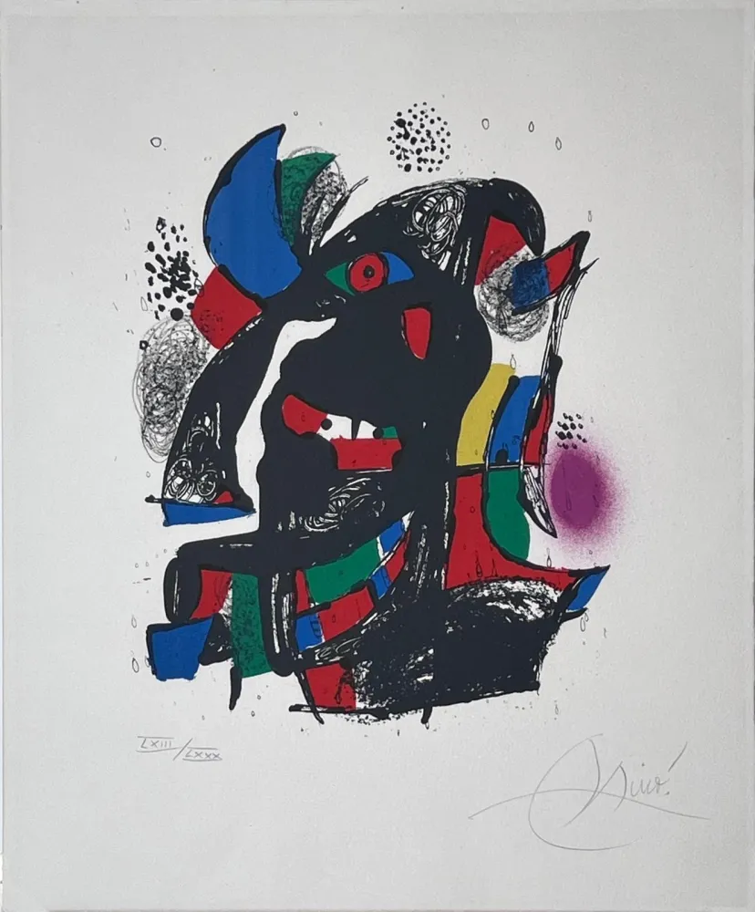 Lithographie Miró - Miro Lithographe IV 