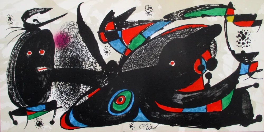 Lithographie Miró - Miro Sculpteur Anglais