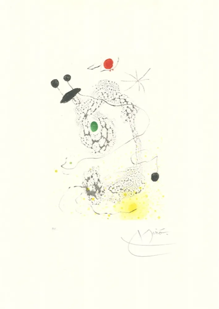 Aquatinte Miró - Passacaille