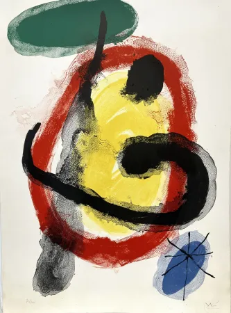 Lithographie Miró - Peintures Murales, 1961