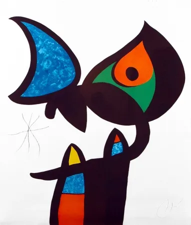 Eau-Forte Et Aquatinte Miró - Plate VI from Espriu – Miró
