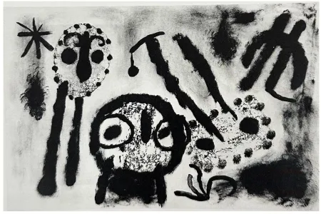 Lithographie Miró - Recent Paintings. New York: Pierre Matisse Gallery
