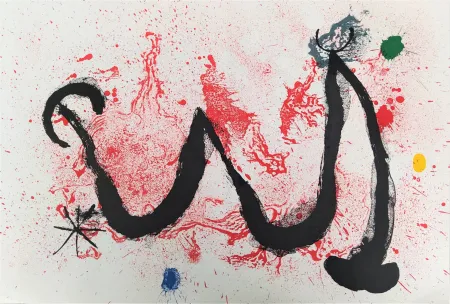 Lithographie Miró - The Fire Dance