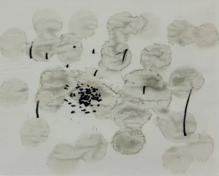 Lithographie Miró - TRACE SUR L'EAU