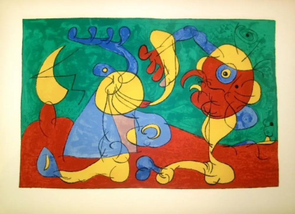 Lithographie Miró - Ubu Roi