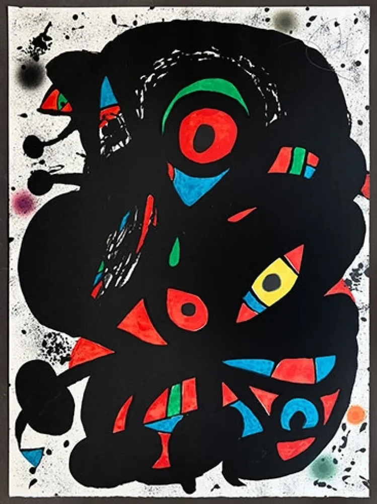 Lithographie Miró - Untitled