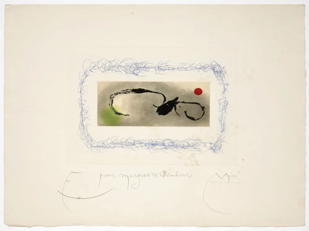 Eau-Forte Et Aquatinte Miró - Without the Sun, Heraclitus of Ephesus, 1965