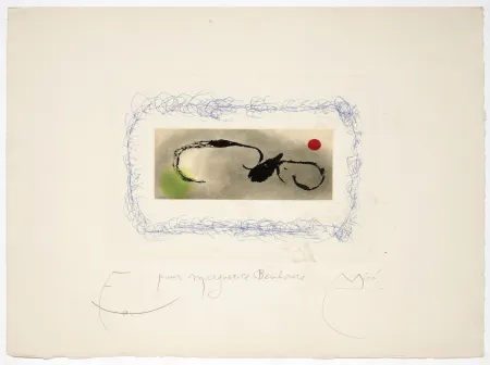 Eau-Forte Et Aquatinte Miró - Without the Sun, Heraclitus of Ephesus, 1965