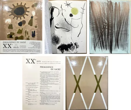 Livre Illustré Miró - XXe Siècle (Nouvelle série). XXVI Année. N°24. Permanence du Sacré. Déc. 1964 (Miro, Hartung)