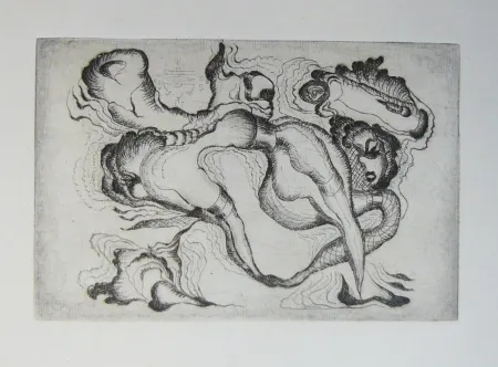 Gravure Molinier - Sans titre noire