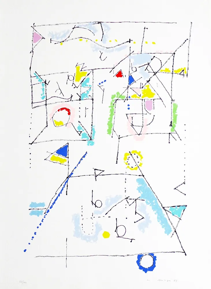 Lithographie Mompó - S/T