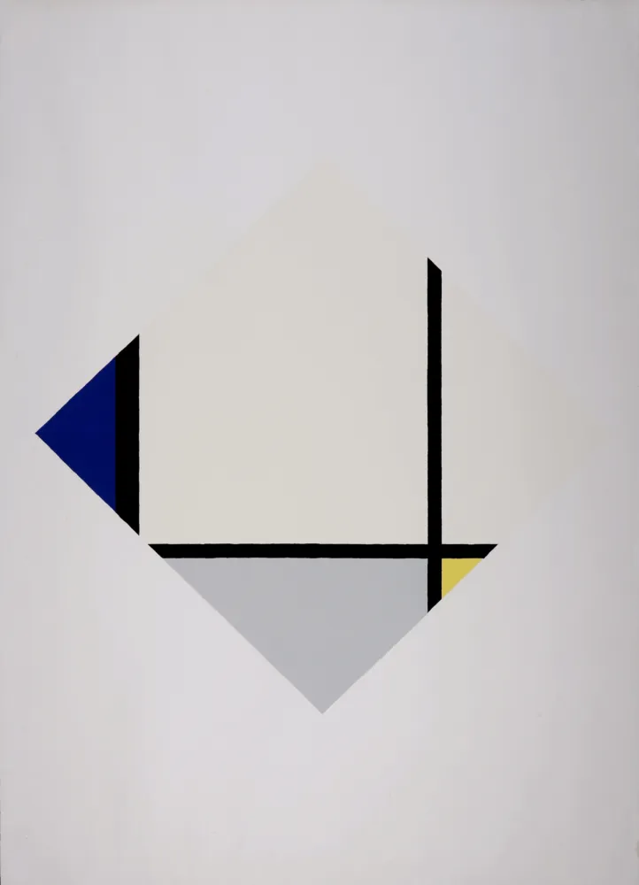 Sérigraphie Mondrian - Composition with Blue and Yellow (Composition 1), c. 1960