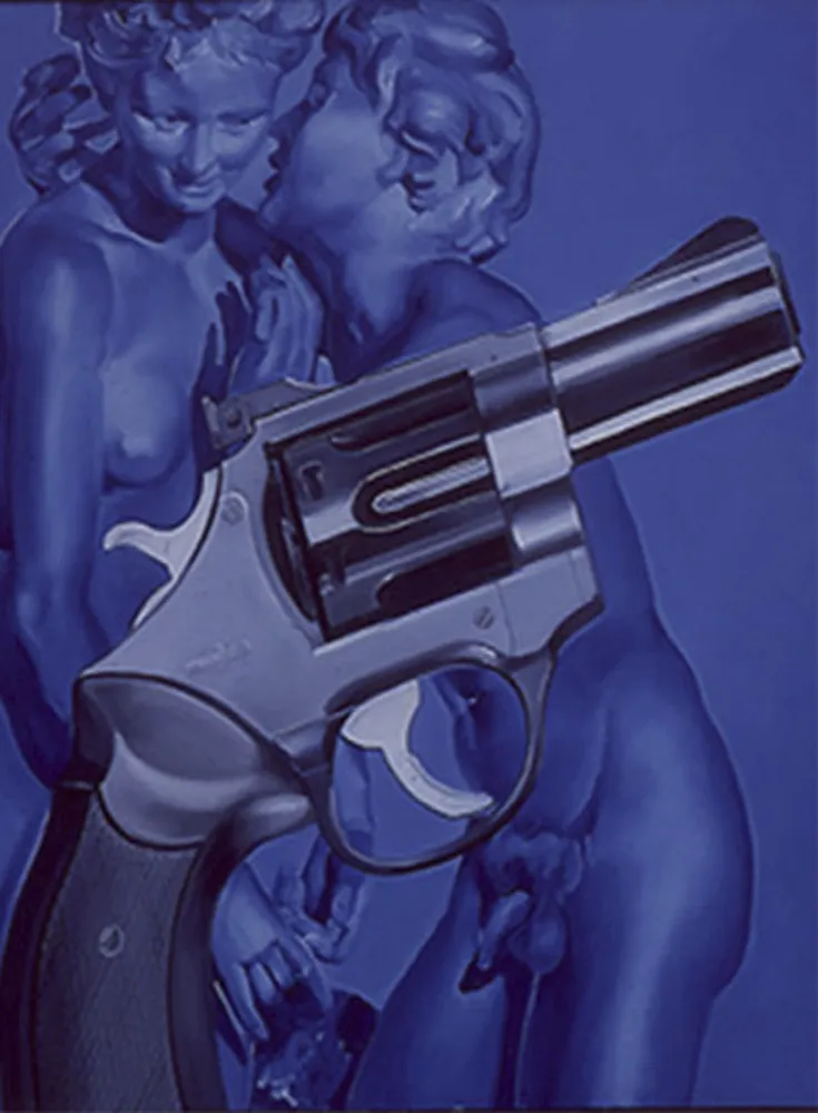 Sérigraphie Monory - Nu (collection Naked)