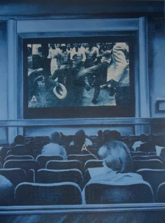 Sérigraphie Monory - USA 76 - Movies