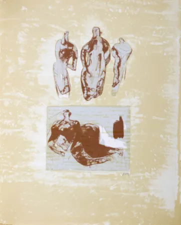 Lithographie Moore - La Poesie: Ideas from a Sketchbook (C. 324)