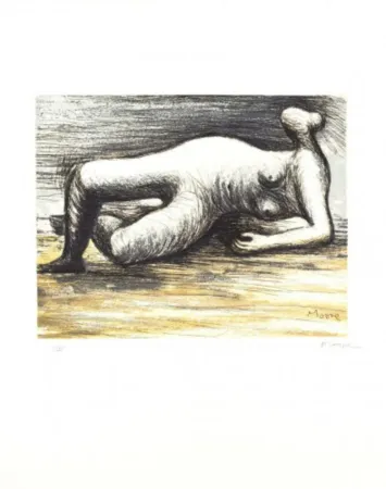 Eau-Forte Et Aquatinte Moore - Reclining nude (C. 670)