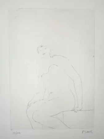 Multiple Moore - Seated Nude