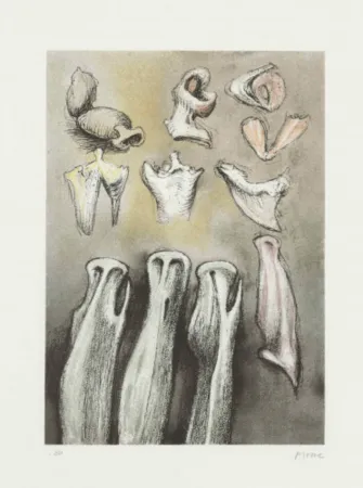 Lithographie Moore - Three Sisters (C. 621)