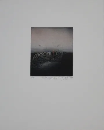 Eau-Forte Et Aquatinte Mordstein - Aus dem Totenbuch einer Stadt, 3 / From a City's Book of the Dead, 3