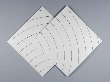 Sérigraphie Morellet - Ondes parasites 2