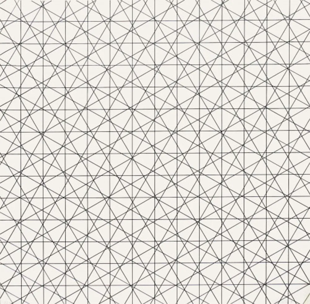 Lithographie Morellet - Untitled