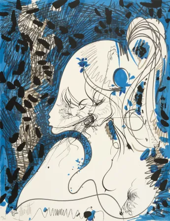 Livre Illustré Moretti - La Rue Saint-Denis. 